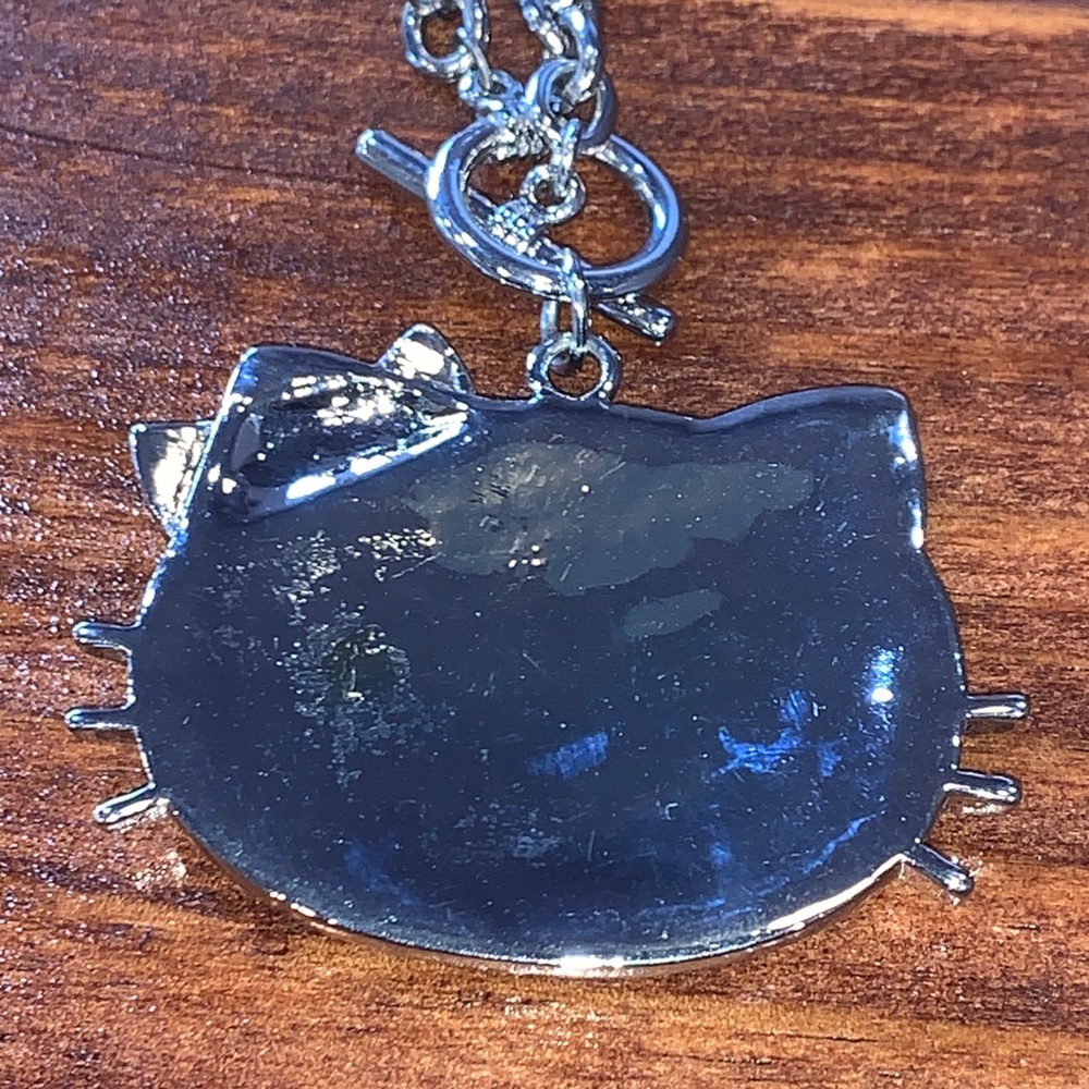 Sanrio Hello Kitty Large Rhinestone Pendant Necklace - Picture 12 of 17